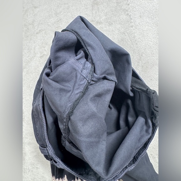 By Anthropologie Fatima Dip Dyed Wide Leg Cropped Grey White Boho Pants Size 27 - Picture 14 of 16